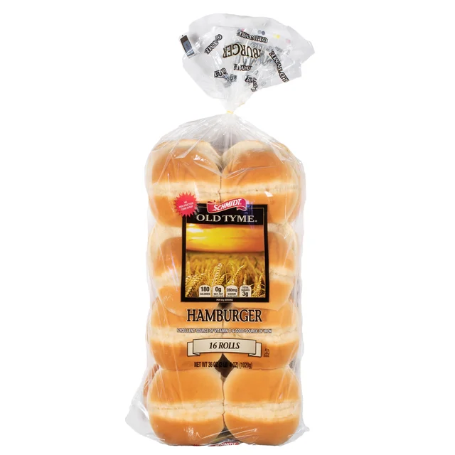 Old Tyme Hamburger Rolls, 16-count
