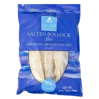 Coastal Gourmet Salted Pollock Fillet, 32 oz