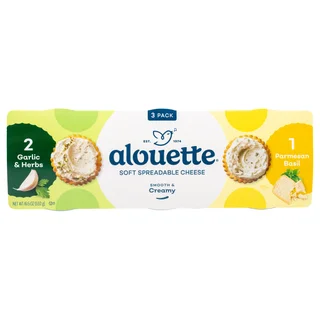 ALOUTTE SPREAD VARIETY PACK 3/6.5 OUNCE CONTAINERS