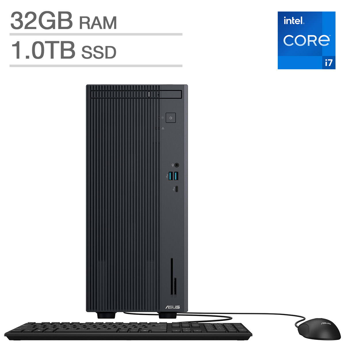 ASUS V500 Mini Tower 15L Desktop - Intel Core i7-13620H Processor - 1TB SSD  - Windows 11 Home