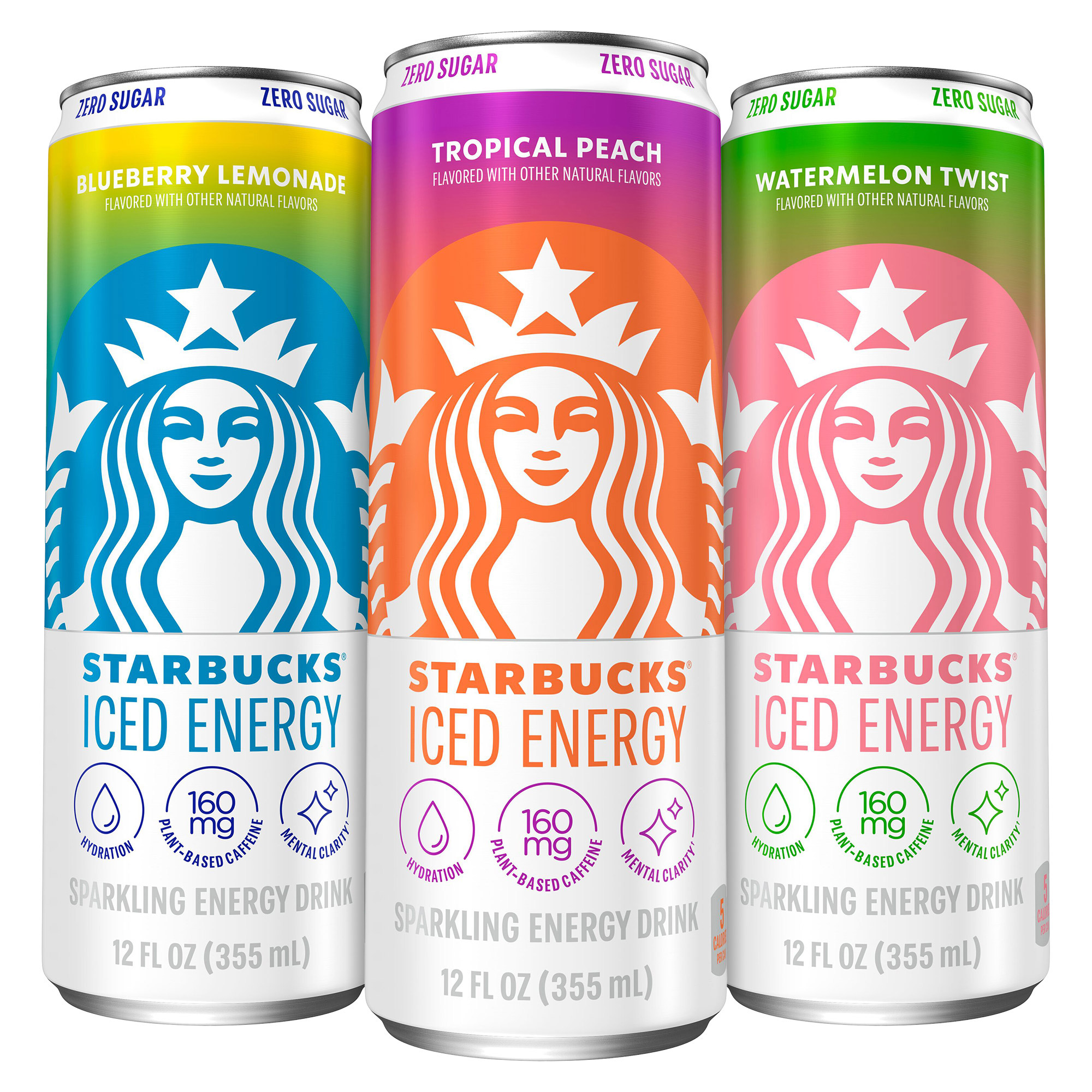 Starbucks Iced Energy Drink, Variety Pack, 12 fl oz, 12-count | Costco