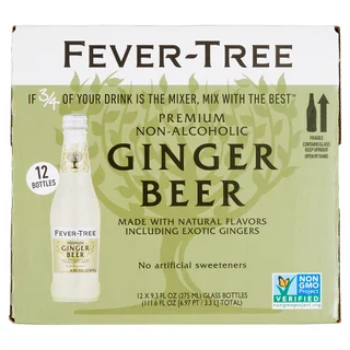 Fever Tree Ginger Beer, 9.3 fl oz, 12 count
