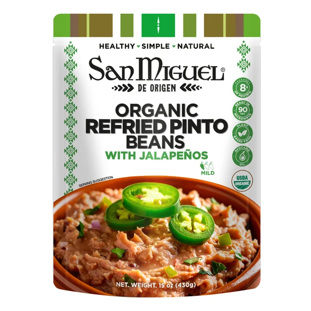 SAN MIGUEL BEANS WITH JALEPENO 6 - 15 OZ (5.62 LBS)