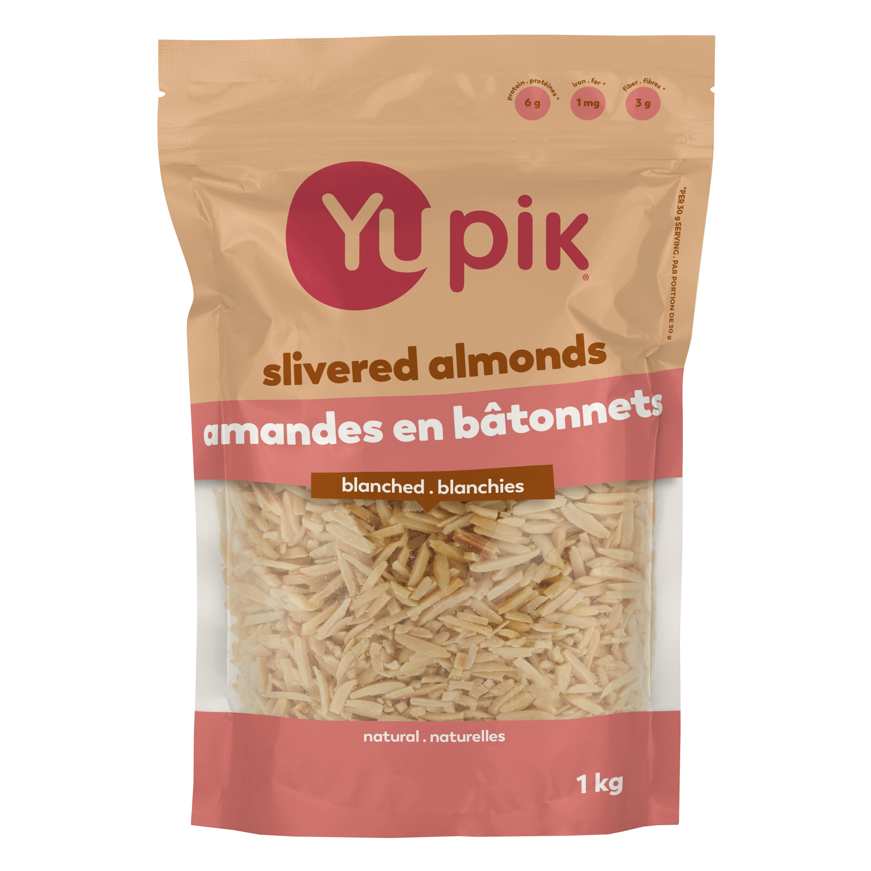 Yupik Slivered Almonds, 1 kg