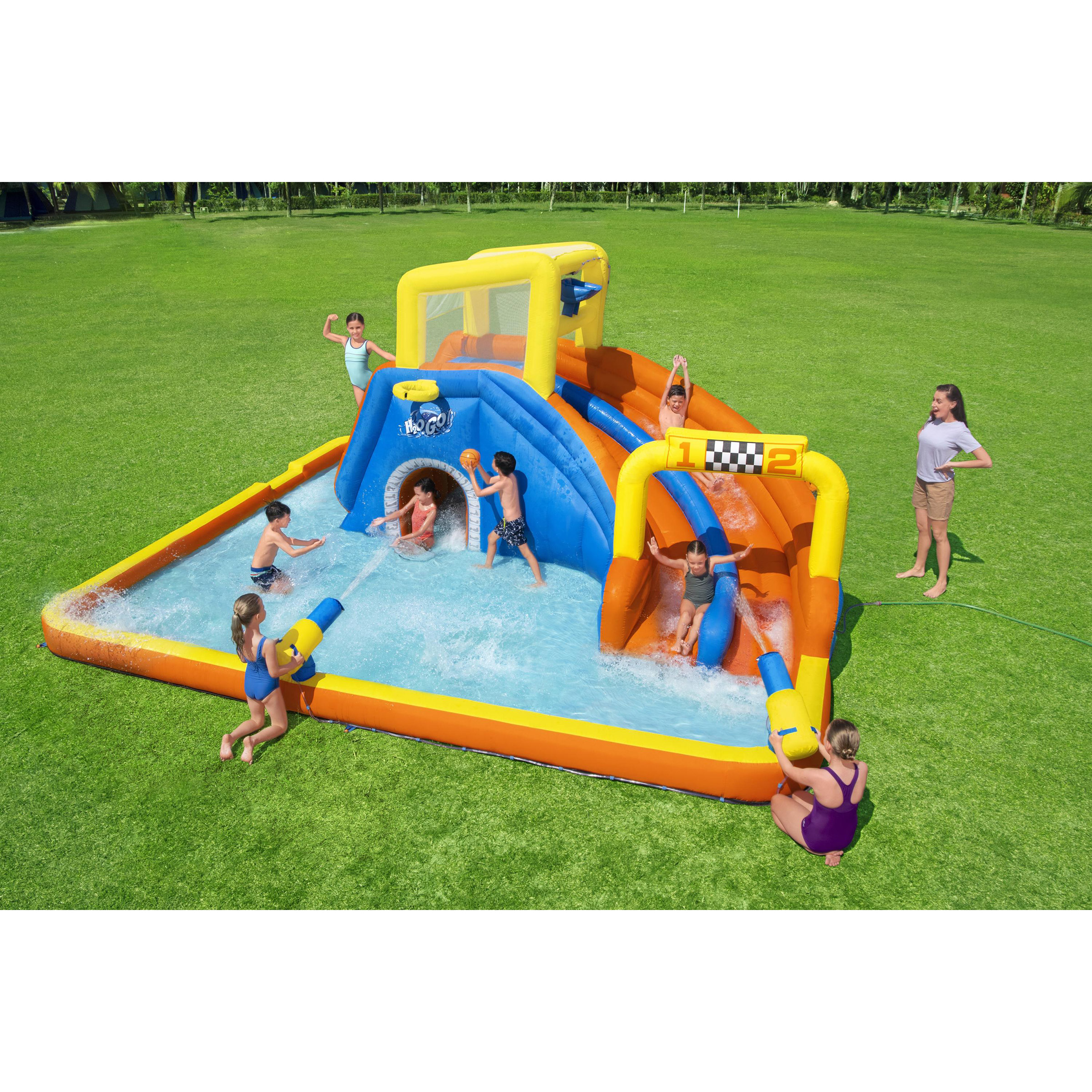 H2OGO! Super Speedway Inflatable Mega Water Park Costco