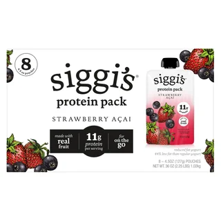 SIGGI'S PROTEIN PACK STRAWBERRY ACAI 8/4.5 OZ