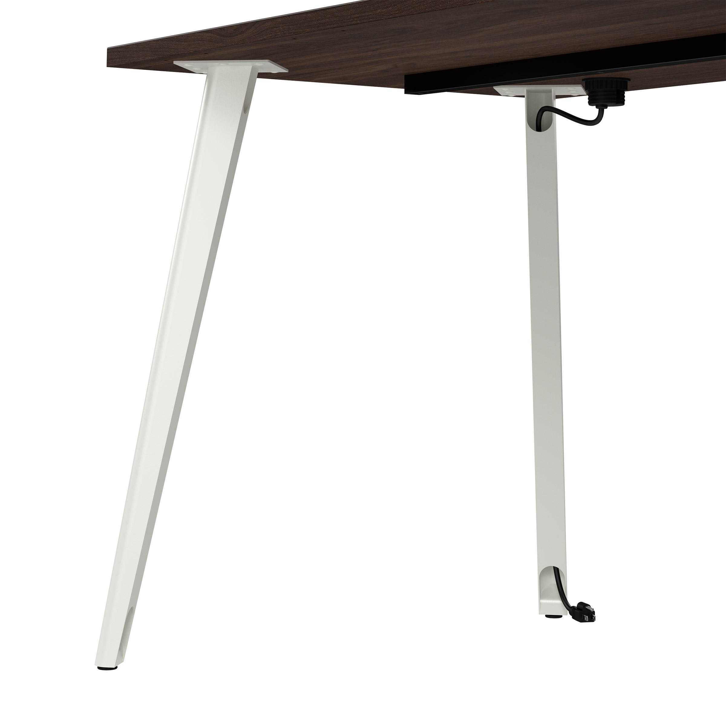 Office Pro Strive 181.3 cm (71 in.) Computer Desk with Mobile File ...