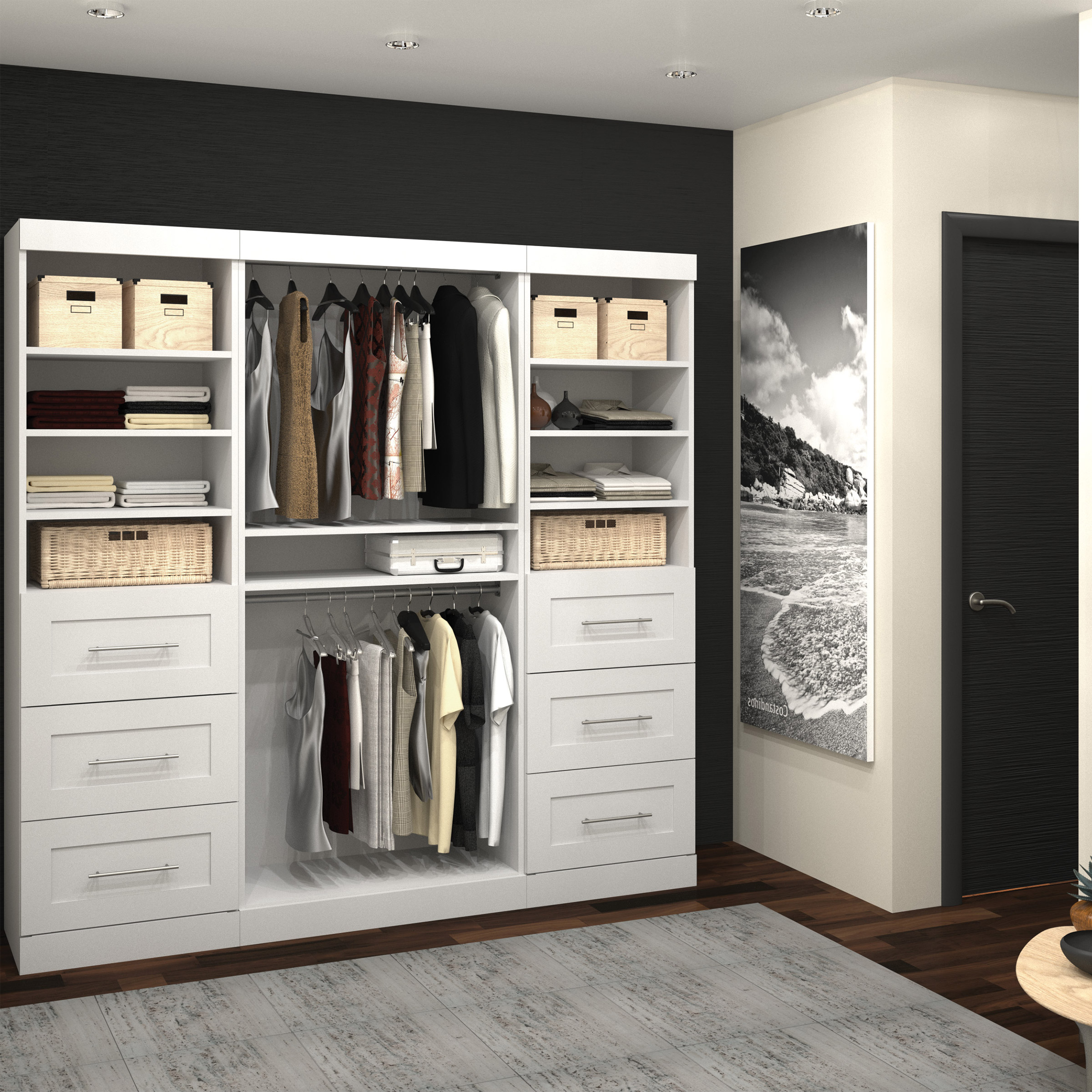 Bestar – Boutique – Système de rangement Stowaway pour placard