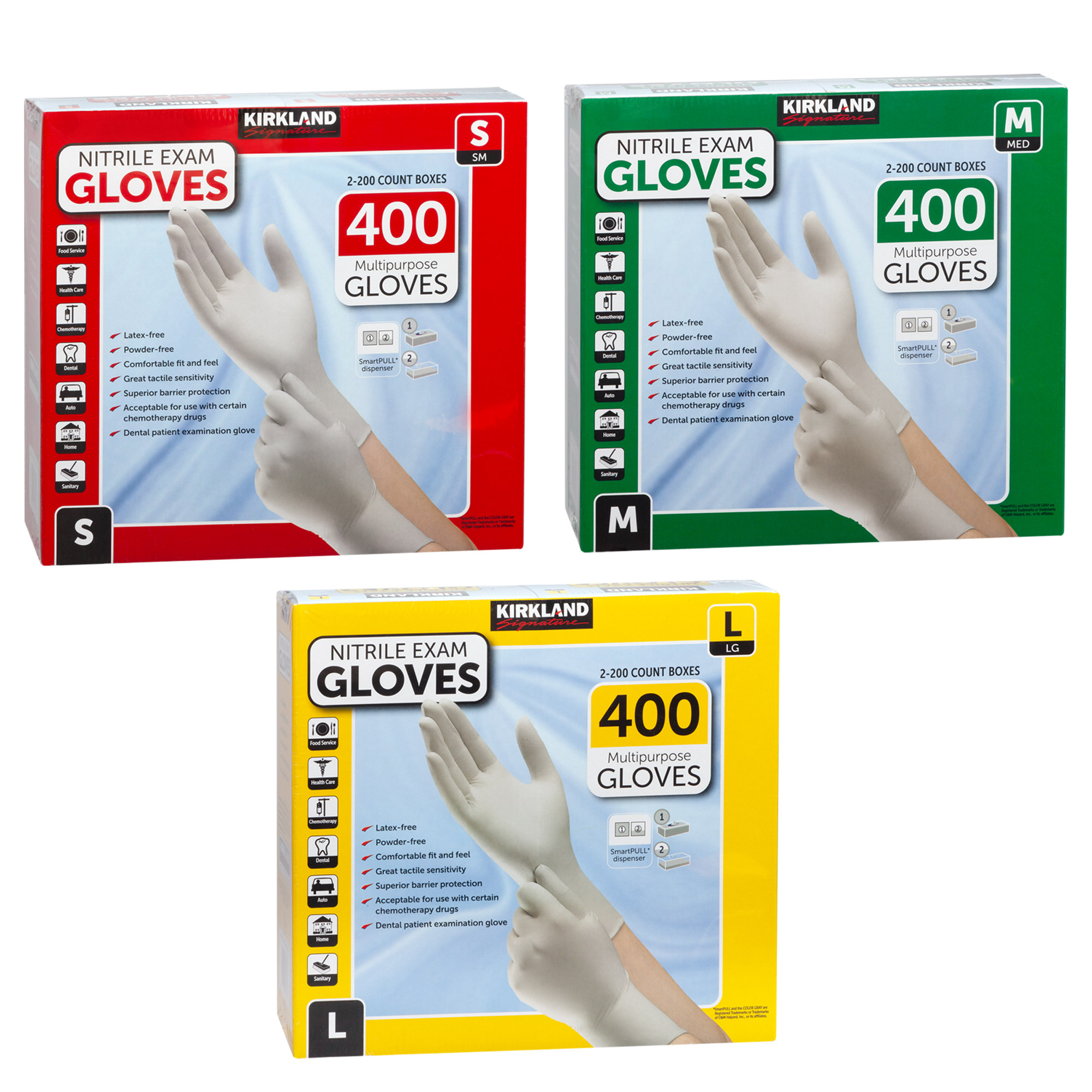 Costco Kirkland Disposable Gloves Kirkland Signature Nitrile Exam