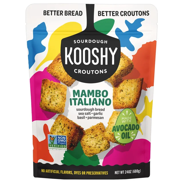 KOOSHY CROUTONS MAMBO W/AVOCADO OIL 24 OZ