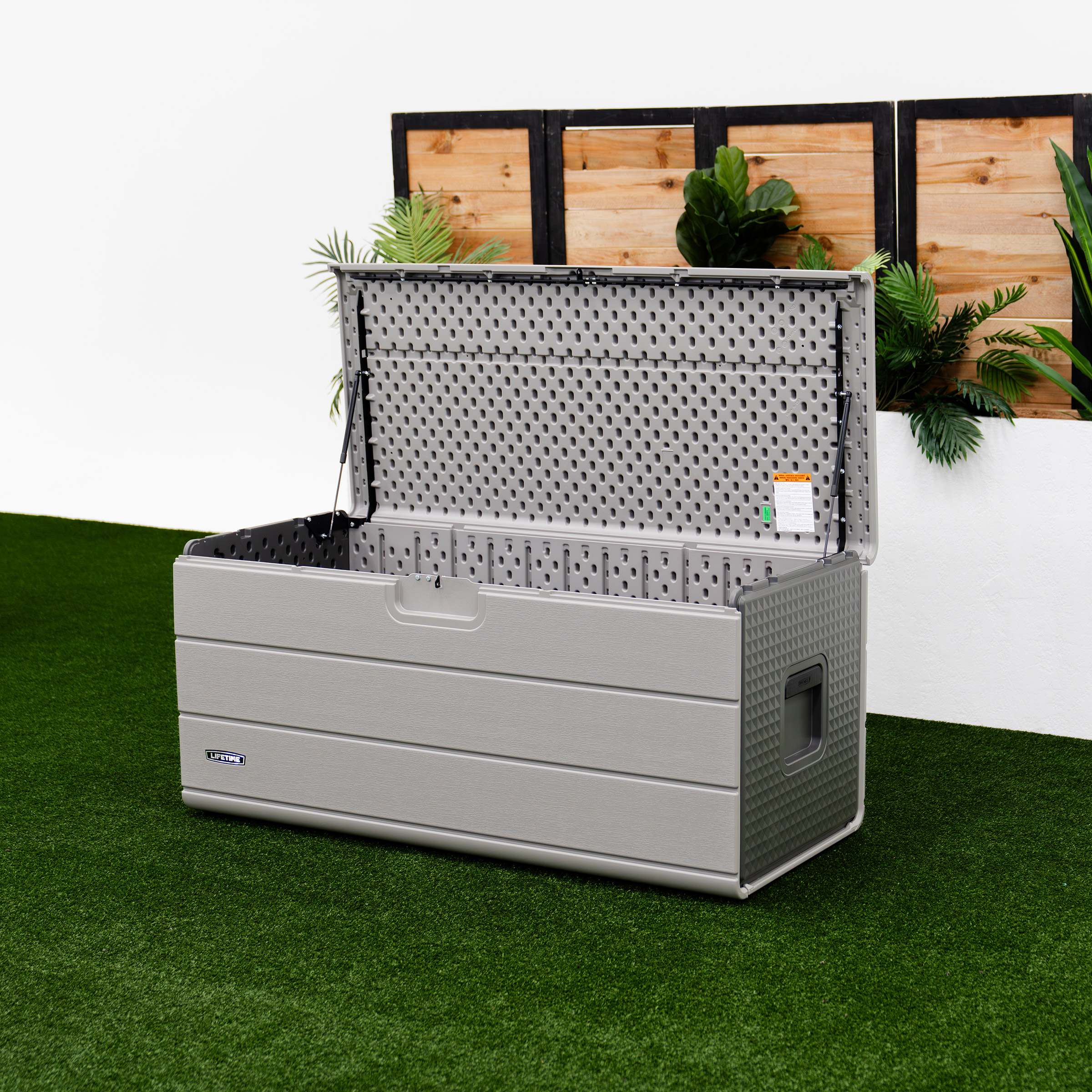 Lifetime 170-Gallon Resin Outdoor Storage Deck Box | Costco