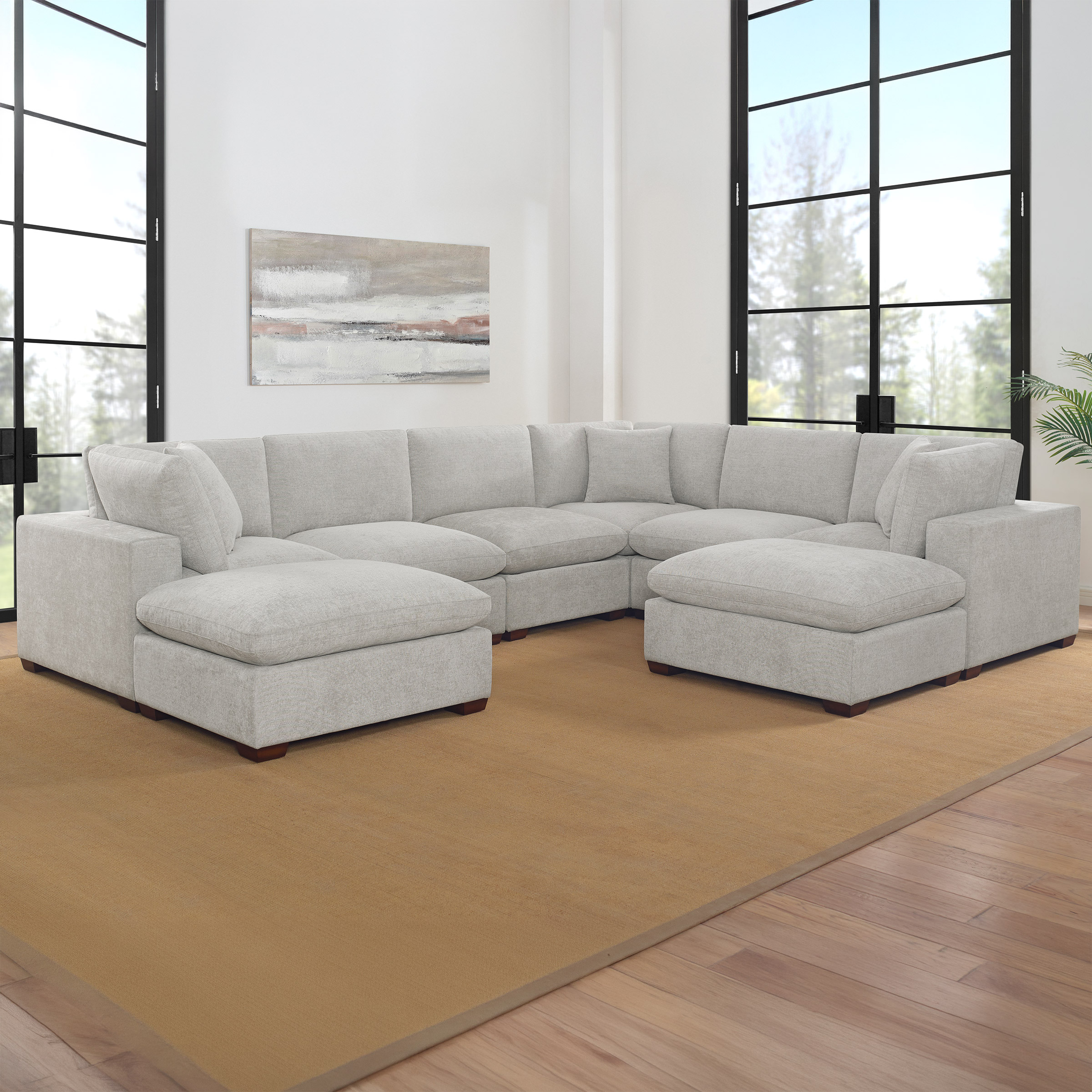 Thomasville Lowell 8-piece Fabric Modular Sectional | Costco