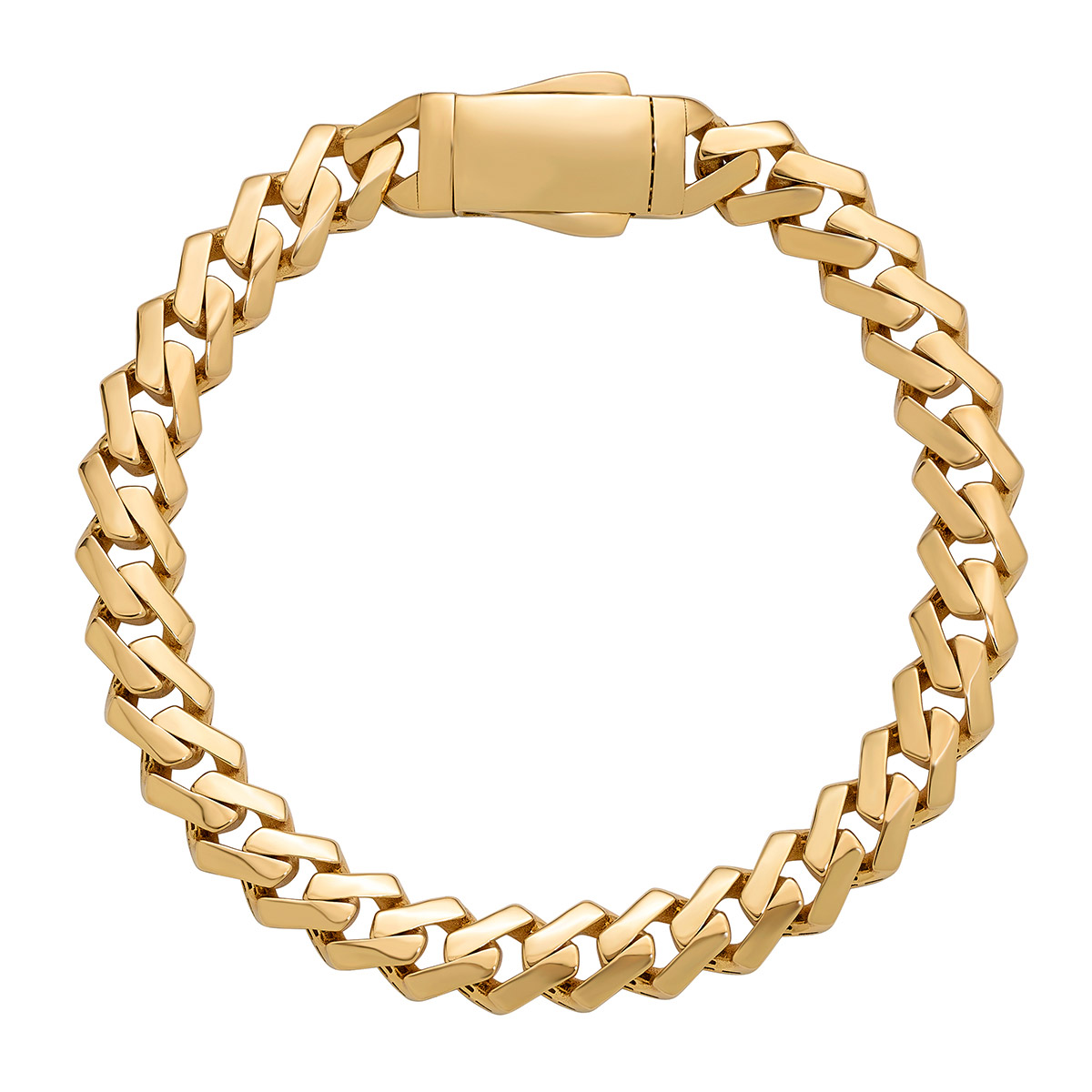 Huy Thanh 14K ゴールド ブレスレット 14kt Yellow Gold Curb Link Bracelet | Costco