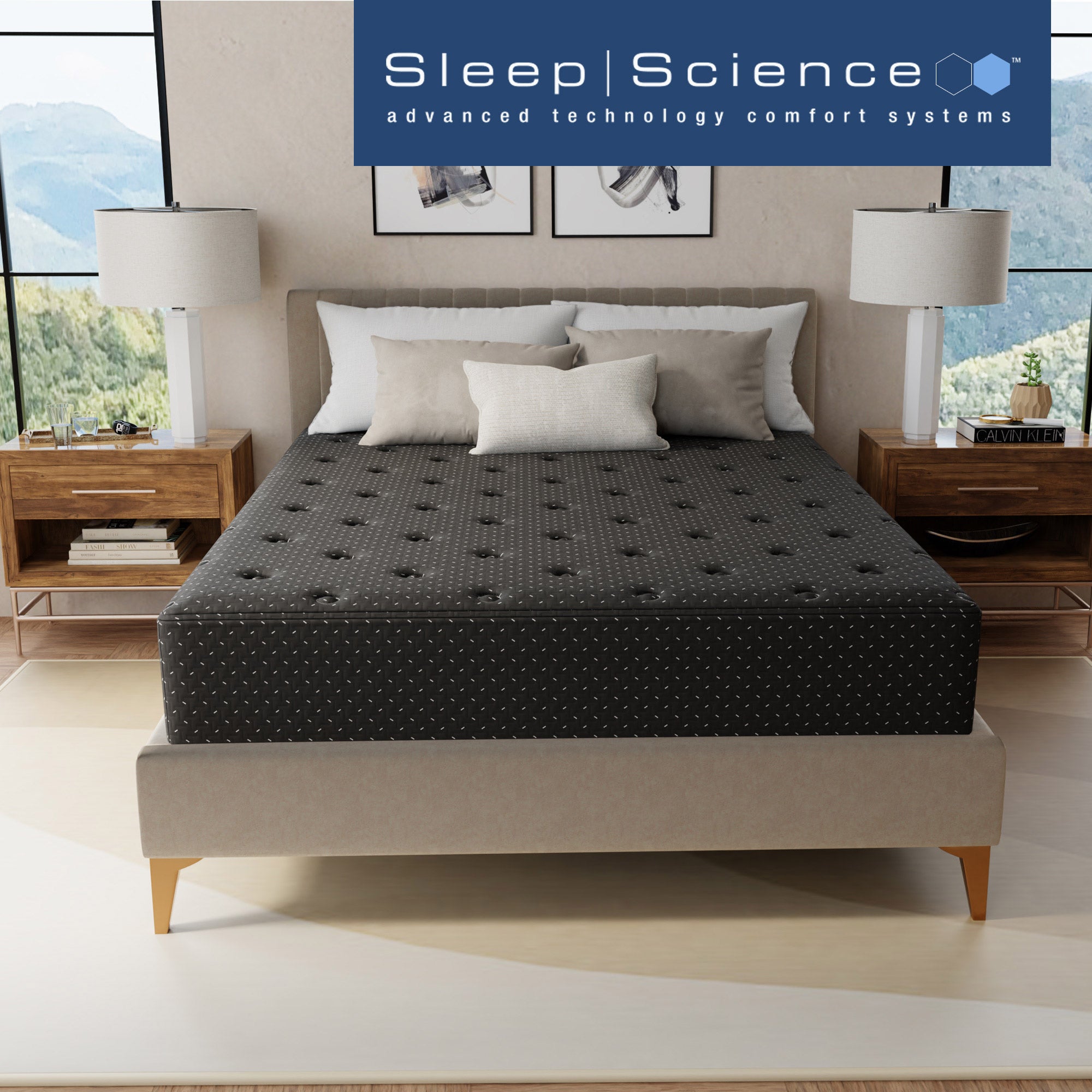 Sleep Science 13" Copper Luxe Reactive Memory Foam Mattress