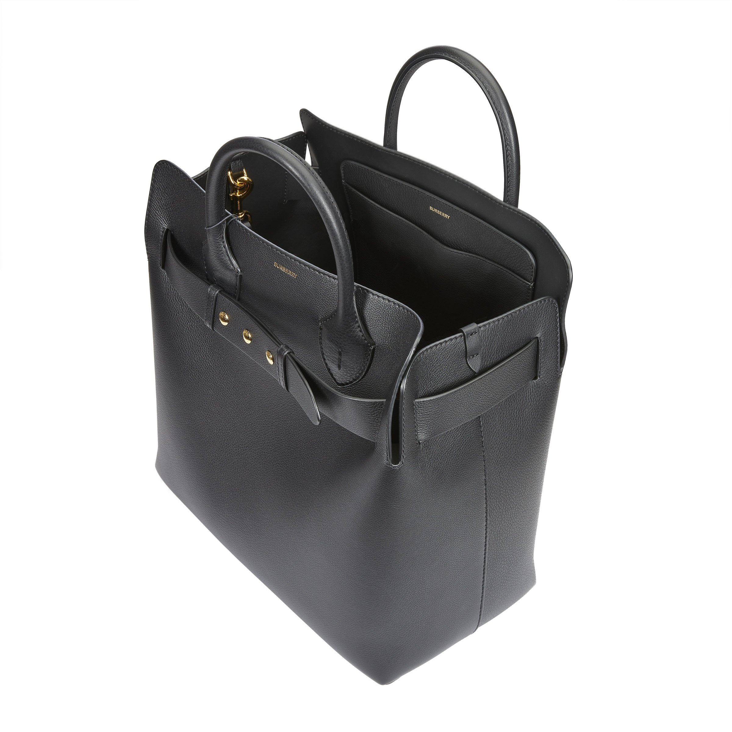 Burberry Large Leather Triple Stud Belt Bag, Black | Costco