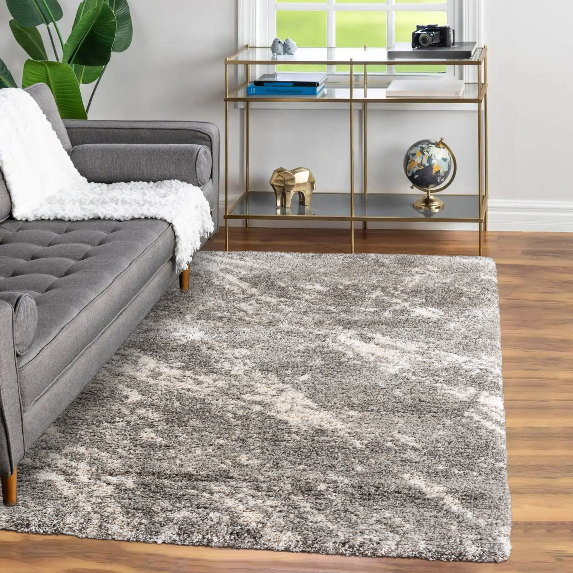 Thomasville Marketplace Luxury Shag Rug Collection  Adria  5'3" x 7'5"