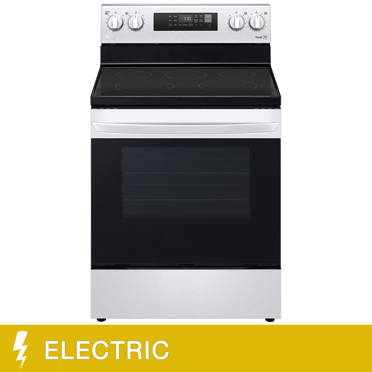 LG 30 in 6.3 cu ft  Stainless Steel Electric Freestanding Range with EasyClean Technology