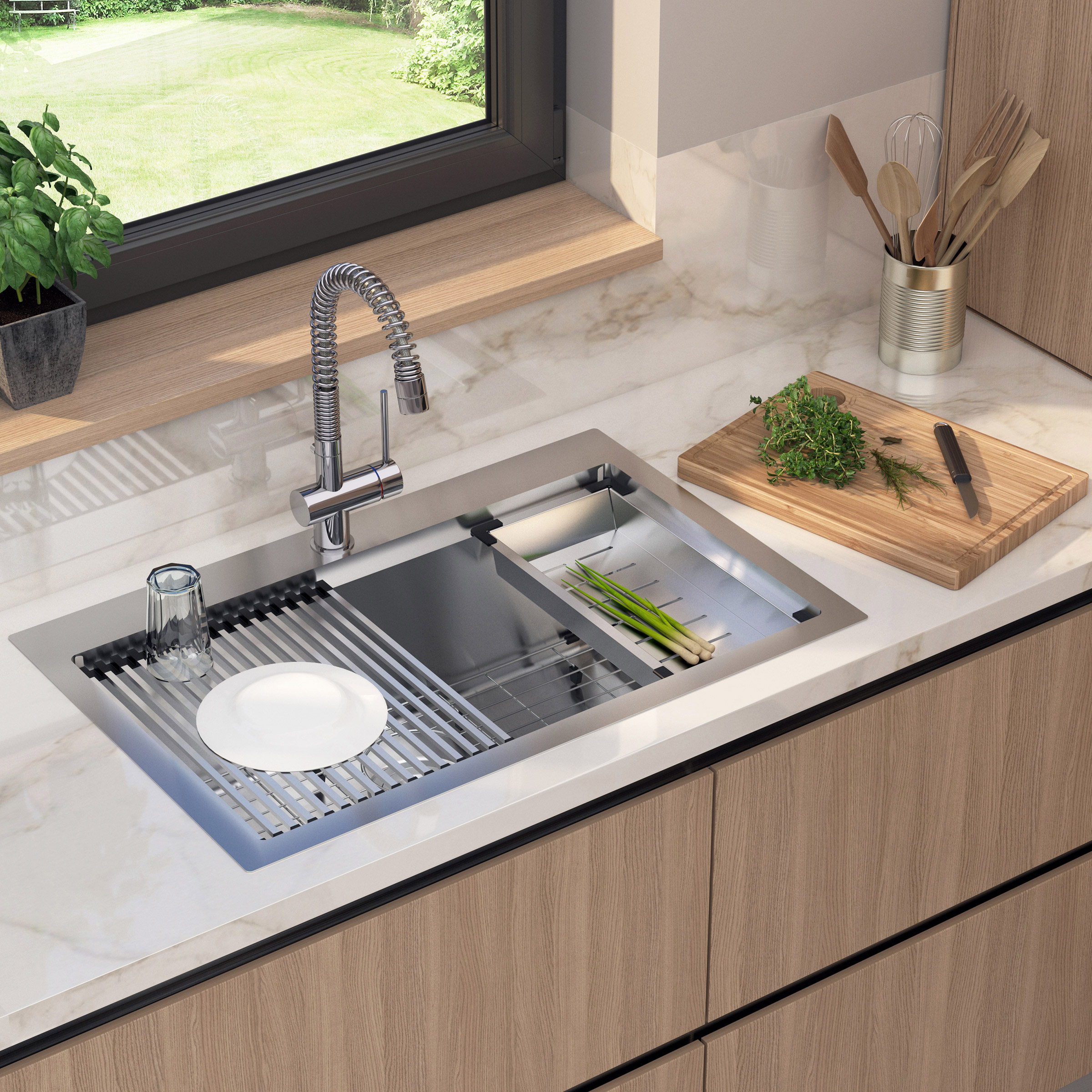 Artika Newport Kitchen Sink in Stainless-Steel