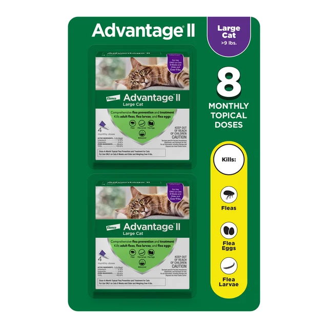 ADVANTAGE 2 L CAT +9 LBS 8 MONTH SUPPLY