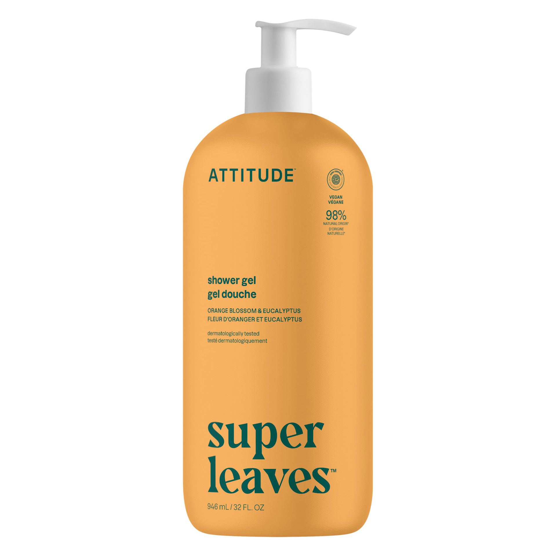 ATTITUDE Super Leaves Shower Gel Duo, 2 x 946 mL