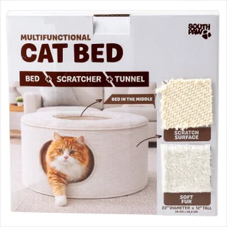 SOUTH PAW BED/SCRATCHER/TUNNEL CAT BED