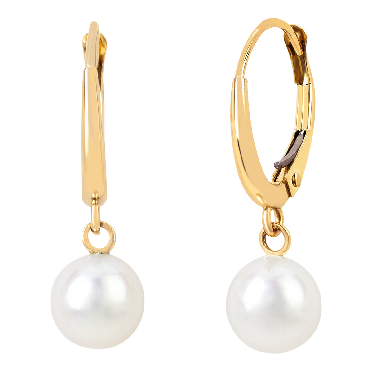 6.5 – 7 mm Freshwater Cultured Pearl Earrings