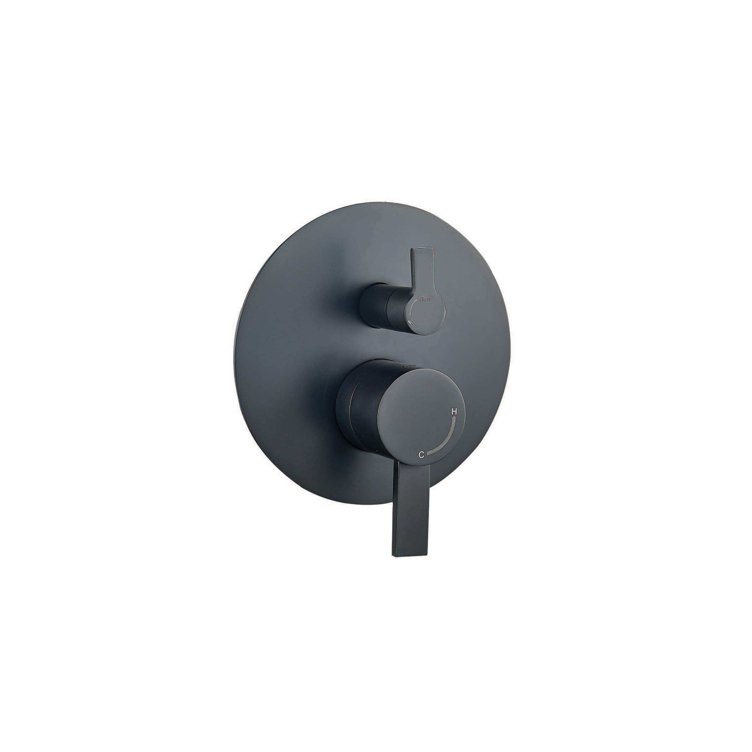 Akuaplus Elite Pressure Balance Shower Post with Rainfall Shower Head ...