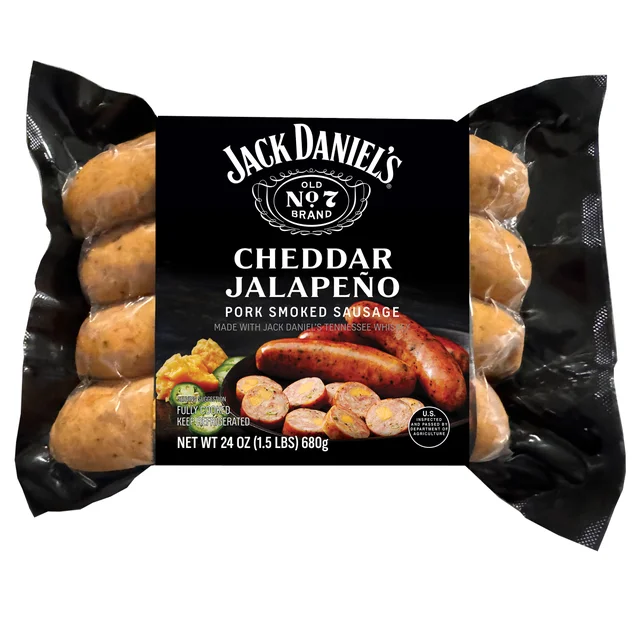 JACK DANIEL'S SAUSAGE JALAPENO CHEDDAR 1.5 POUNDS
