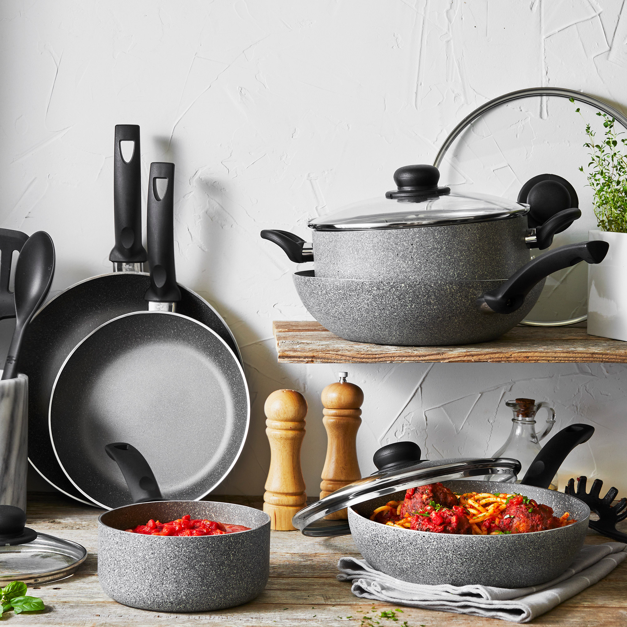 Ballarini Asti 10-piece Nonstick Cookware Set Costco