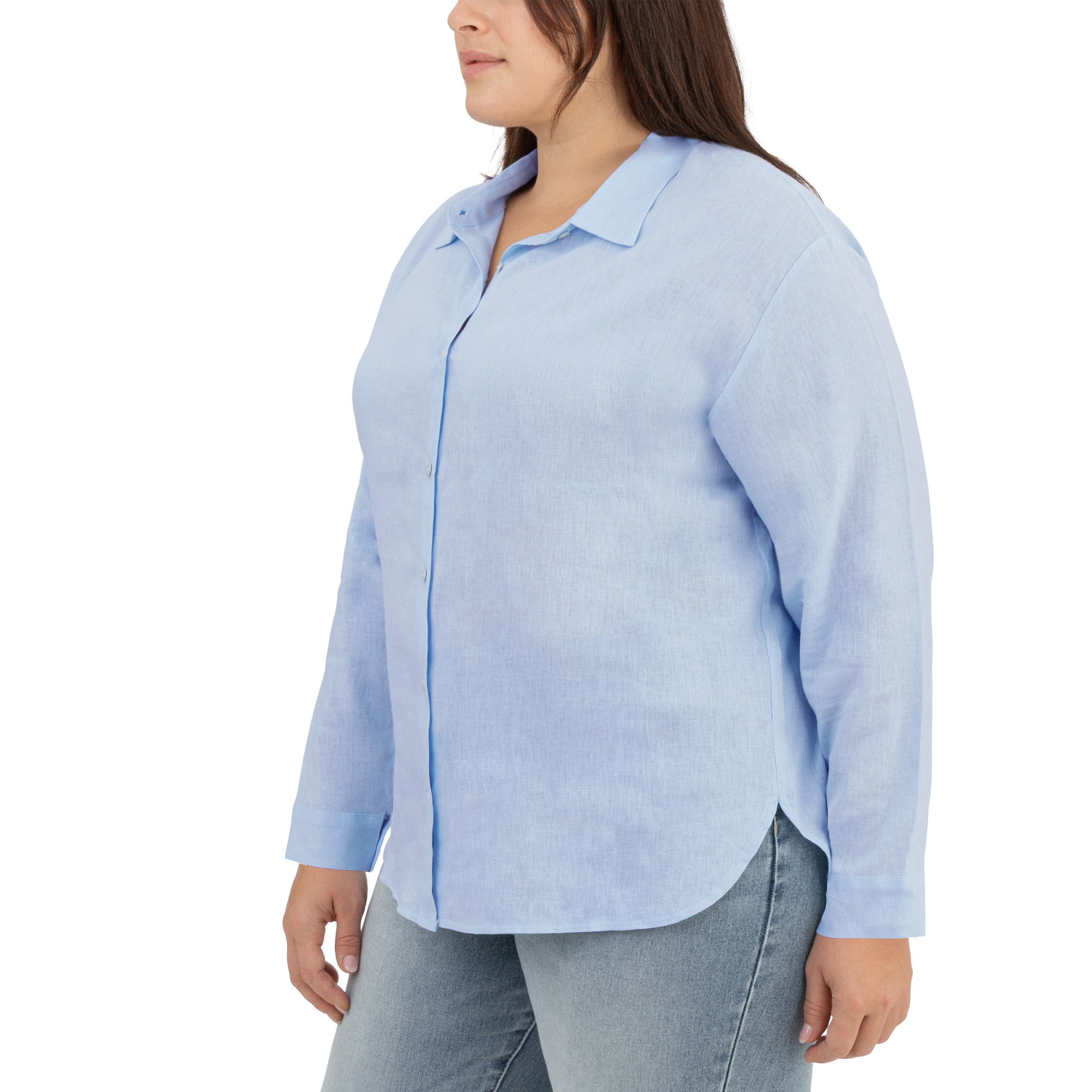BlankNYC Women's Linen Blend Button Up Shirt | Costco