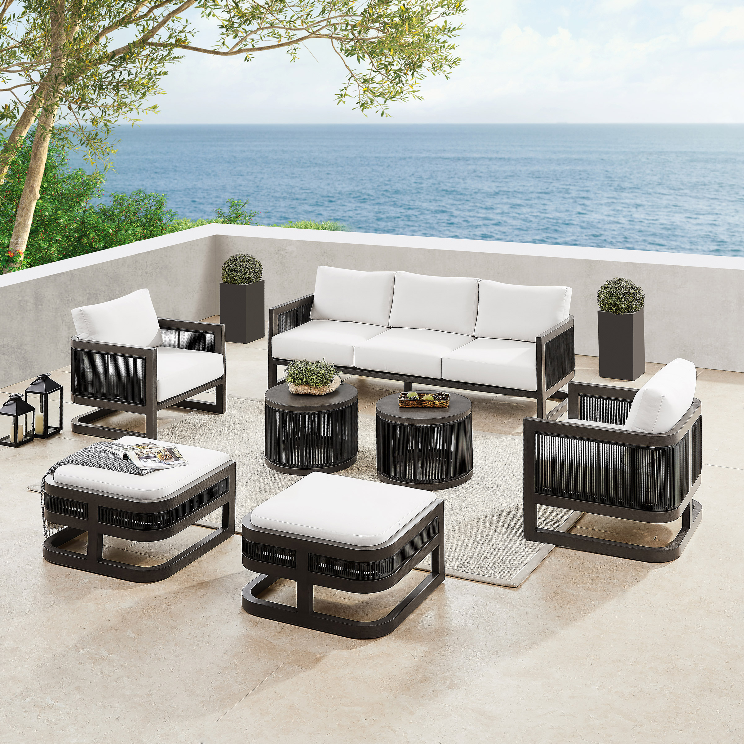 Sirio Atlas 7-piece Outdoor Patio Seating Set