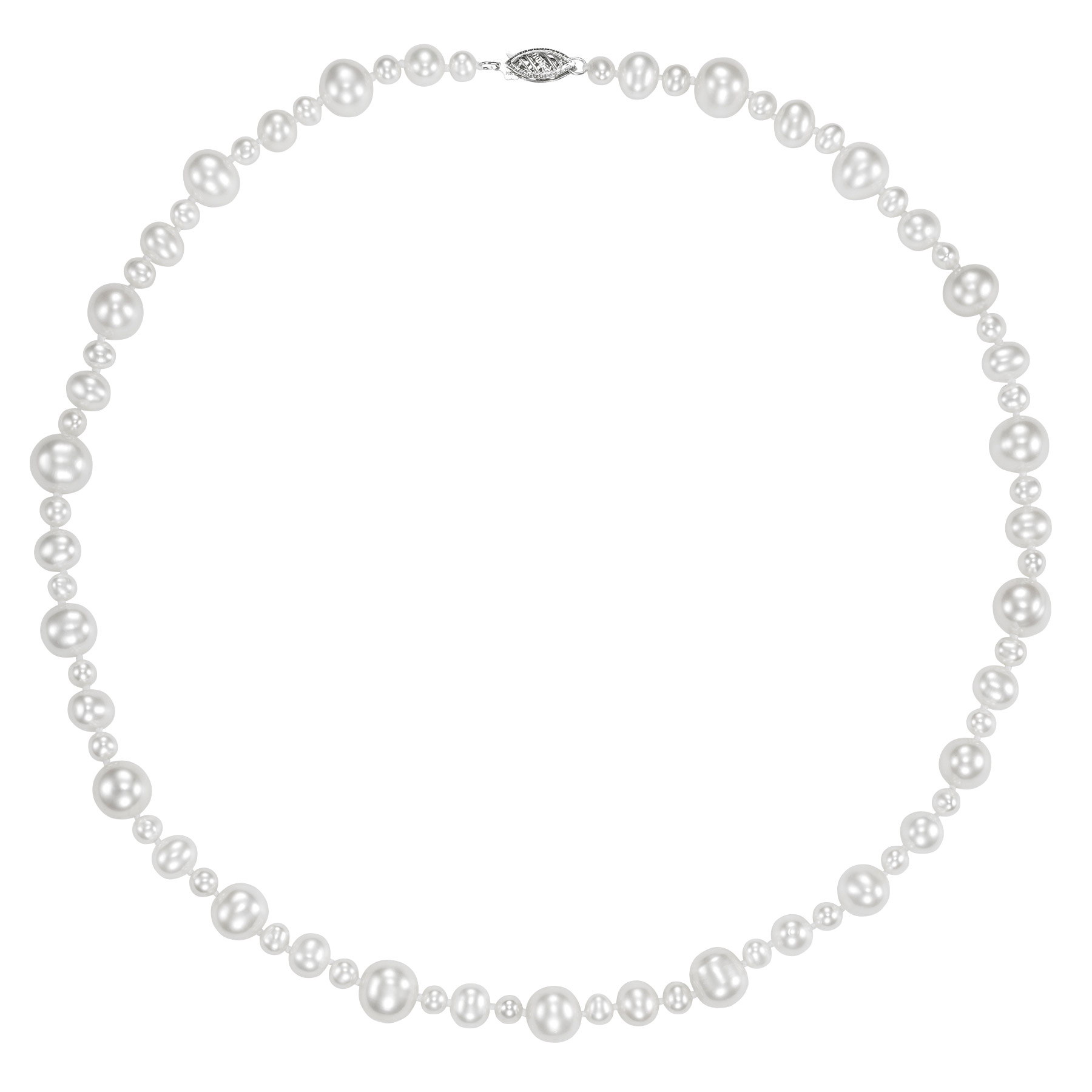 4.5 - 9.5 mm Cultured Freshwater Pearl Necklace	