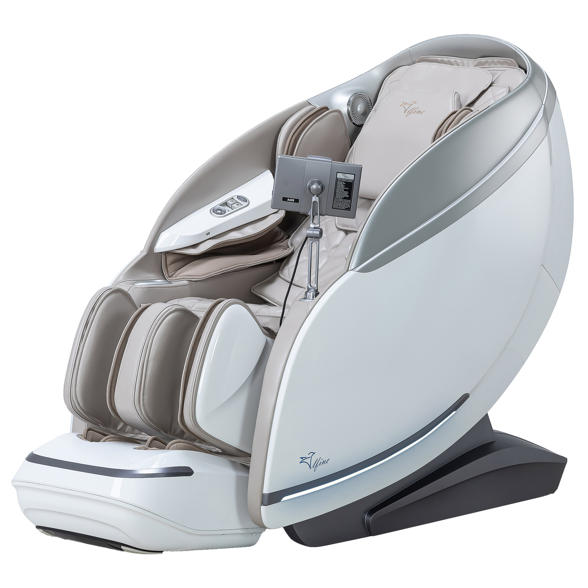 Alfine AI A688 Duo 4D and 3D Massage Chair with Table Remote