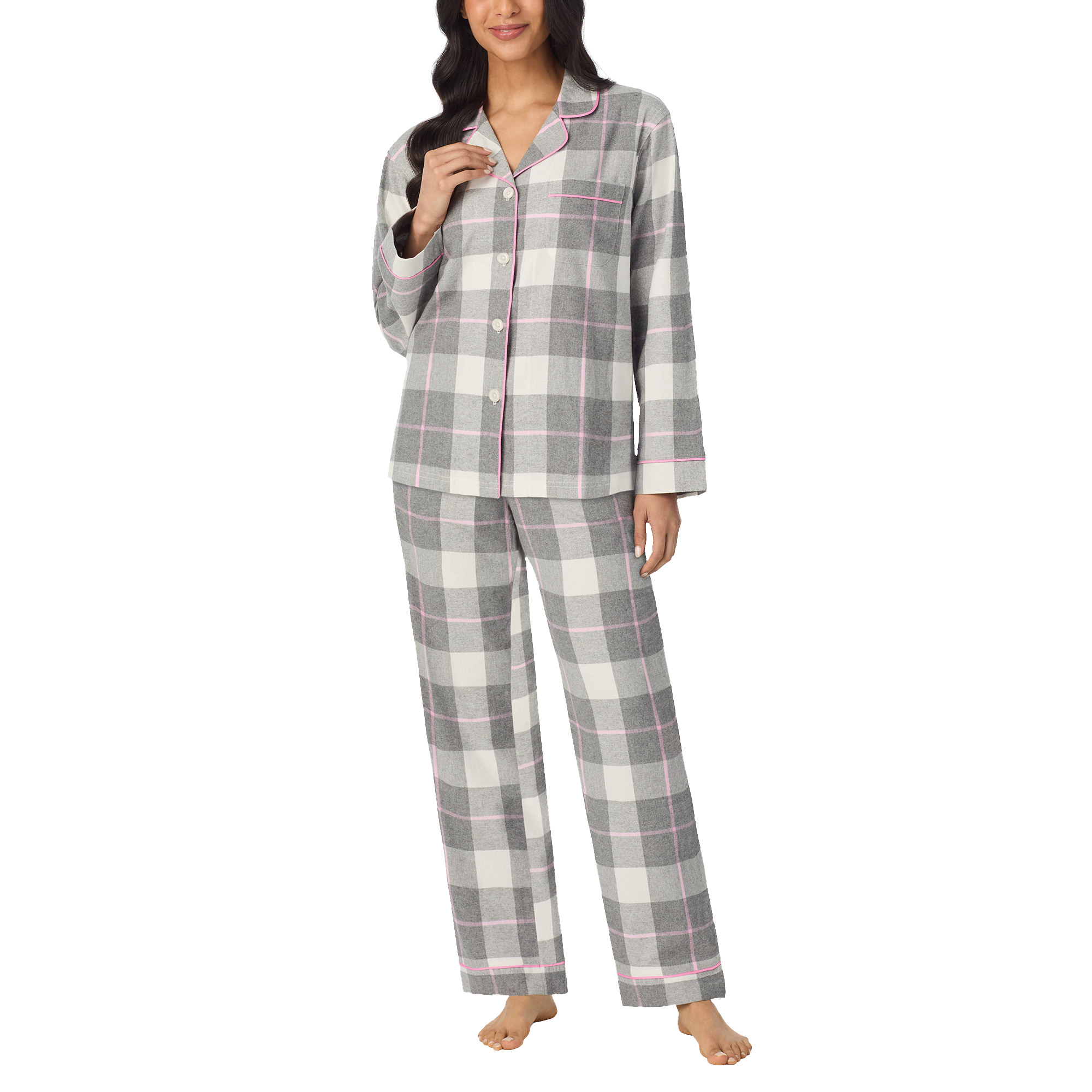 Bedhead Women's Cotton Flannel Pajama Set, 2-piece