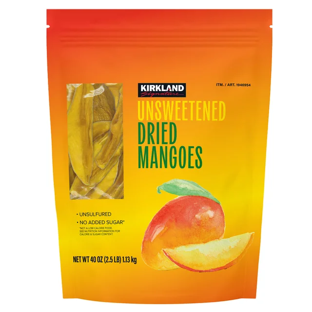 KIRKLAND SIGNATURE UNSWEETENED MANGO 40 OUNCES