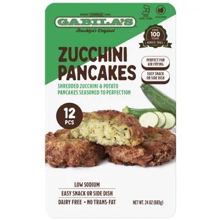 Gabila's Zucchini Pancakes, 2 oz, 12-count