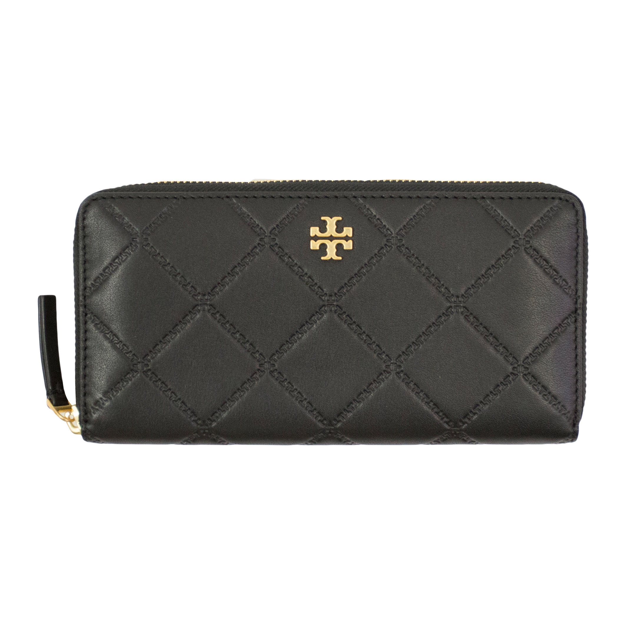 Tory Burch Georgia Zip Continental Wallet, Black | Costco