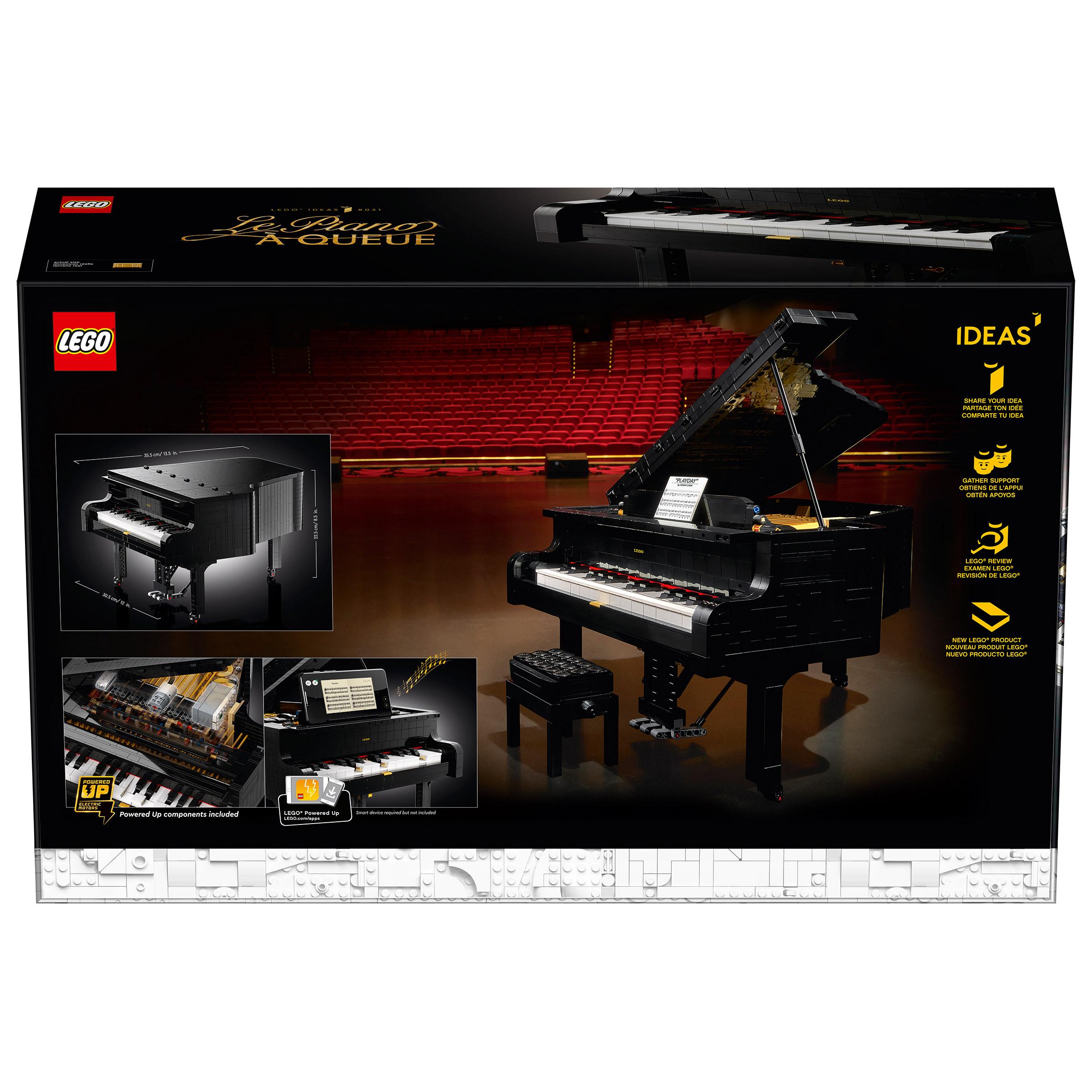 LEGO Ideas Grand Piano – 21323 with Bonus LEGO Botanical