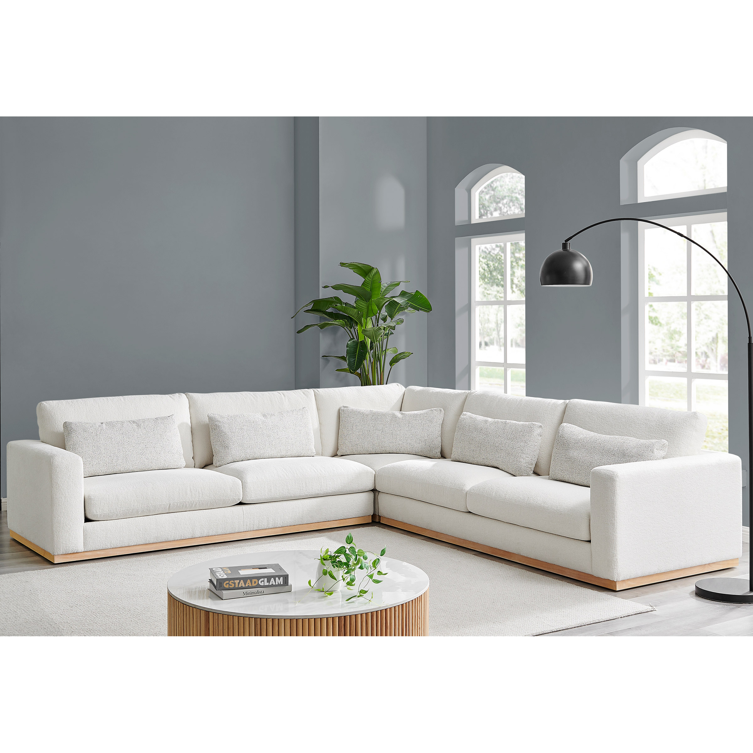 Utah 3-piece Fabric Sectional