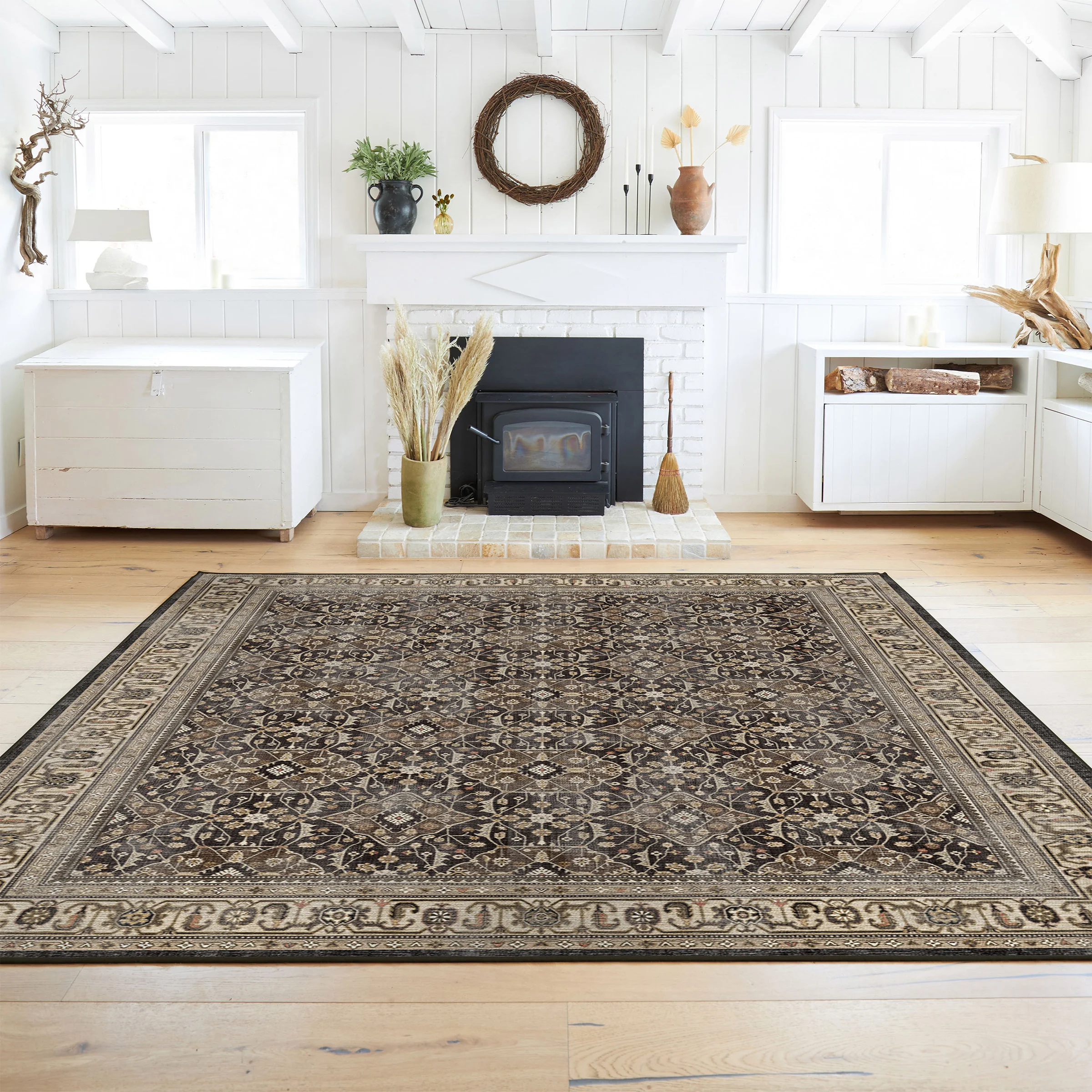 ＊ Ma lisa＊さま専用 Vintage rug 08 ・12 ＊ Ruggable Alessia Washable Indoor Area Rug | Costco