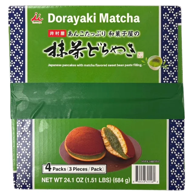 IMURAYA DORAYAKI MATCHA 12 PACK 24.1 OUNCES