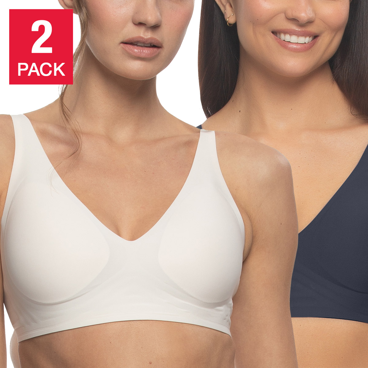 Buffalo Women's Wire-Free Bra, 2-pack