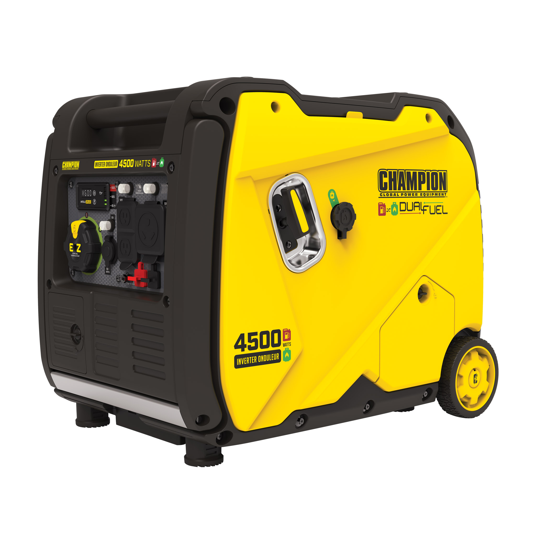 Champion 4500 Watt DUAL FUEL Inverter Generator w/Electric Start (CSA Approved)