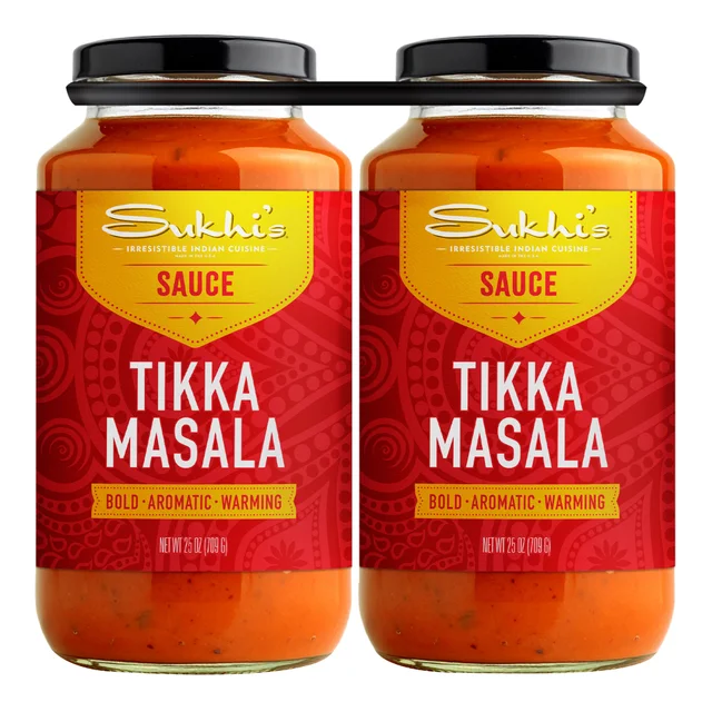 SUKHI'S SAUCE TIKKA MASALA SAUCE 2/25 OUNCE JARS