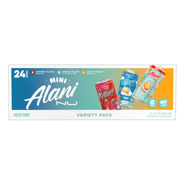 ALANI NU ENERGY VARIETY PACK MINI'S 24 CT / 8.4 OZ