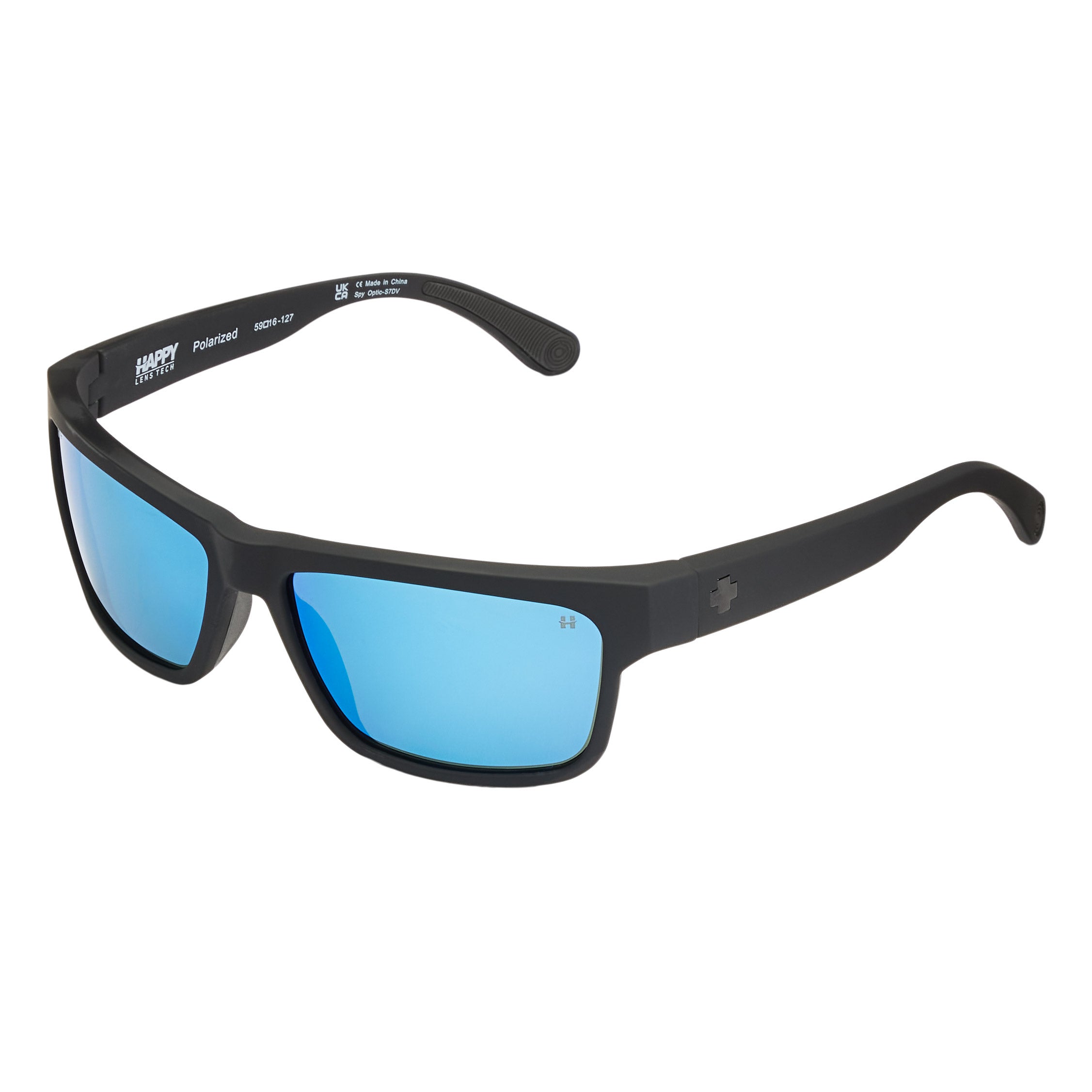 Spy Frazier Black Happy Blue Mirror Polarized Sunglasses | Costco