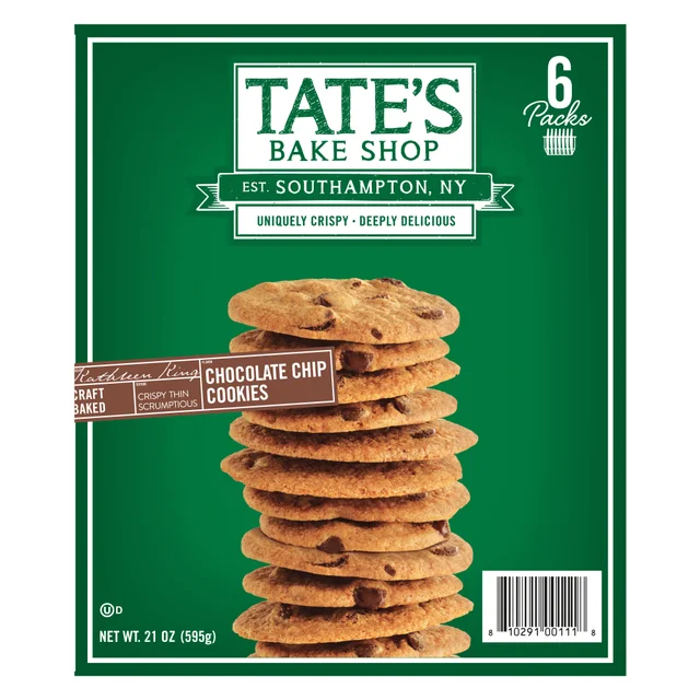 TATE'S BAKE SHOP CHOCOLATE CHIP COOKIES 21 OZ