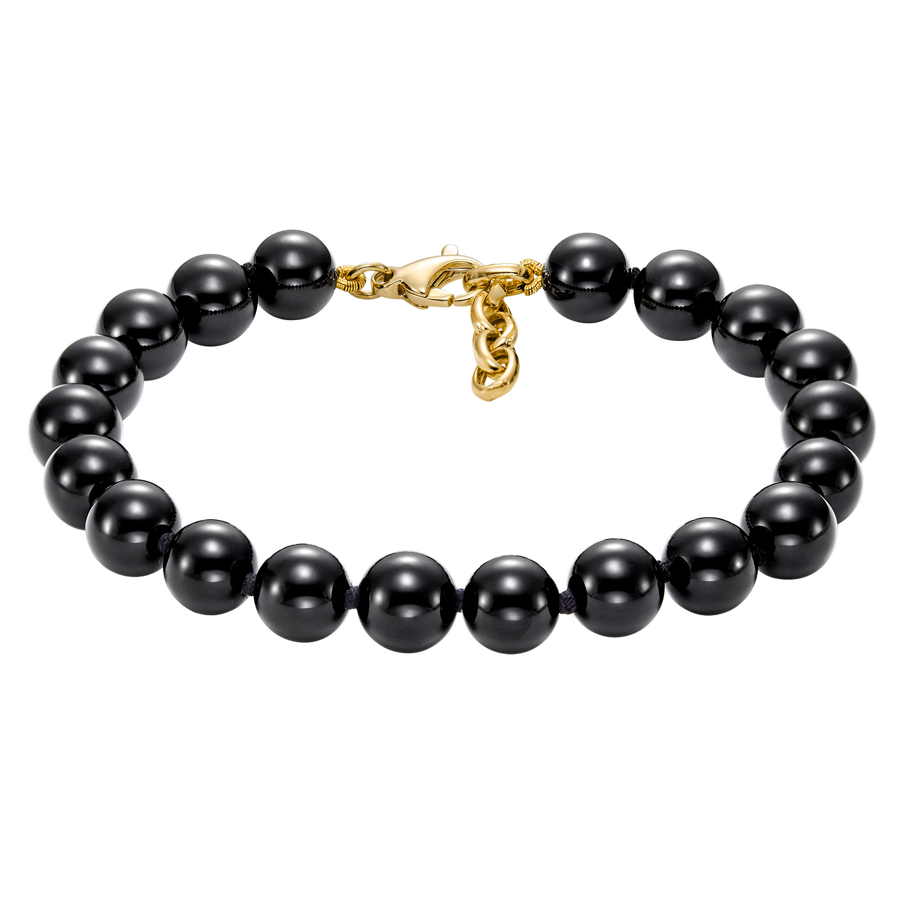 Black Onyx Bead Bracelet
