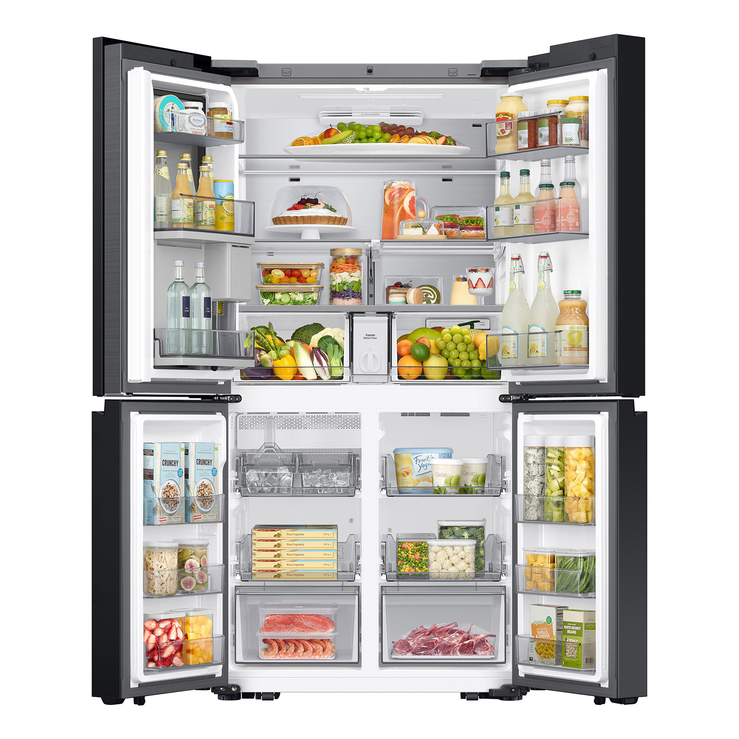 Samsung 4-Piece GAS Kitchen Package with Bespoke 4-Door Flex
