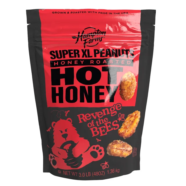 HAMPTON FARMS HOT HONEY PEANUTS 48 OUNCE BAG